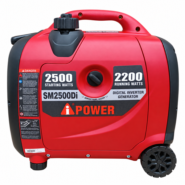 Инверторный бензиновый генератор iPower SM2500Di 2,2/2,5 кВт, чистая синусоида SM2500Di фото